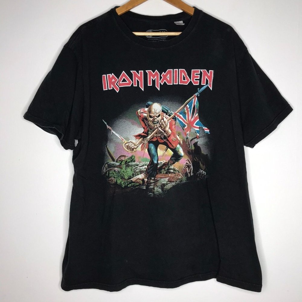 Iron Maiden Men's Black 2XL T-Shirt - not cd lp